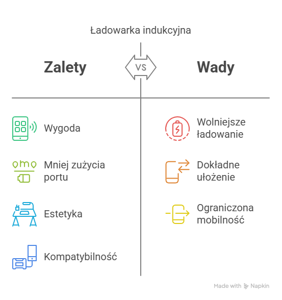Czy warto kupić ładowarkę indukcyjną Zalety i wady